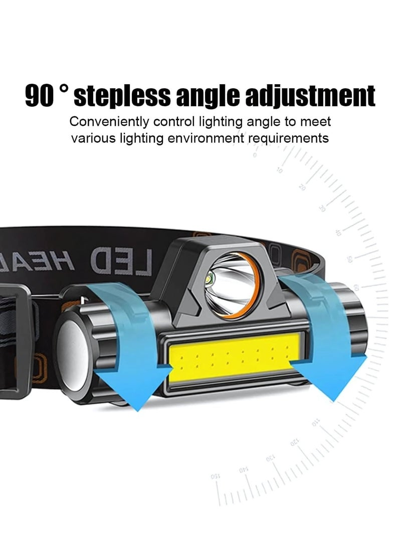 Happy Light Mini rechargeable LED headlamp with two white light modes - Image 4